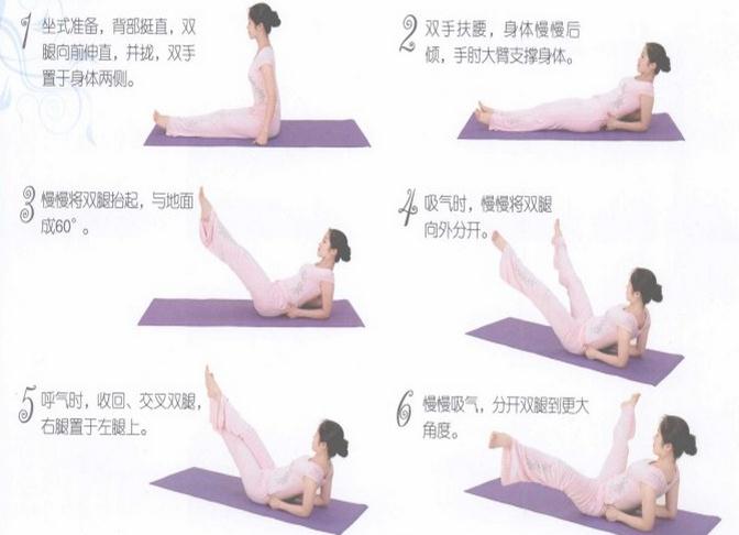 瑜伽体式大全-瑜伽剪刀式