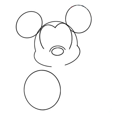 儿童学画画之米老鼠简笔画