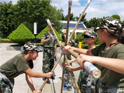 杭州小孩短期夏令营_杭州7天暑假军事夏令营